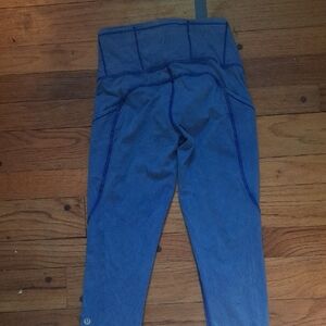Womens Lululemon Blue Leggings